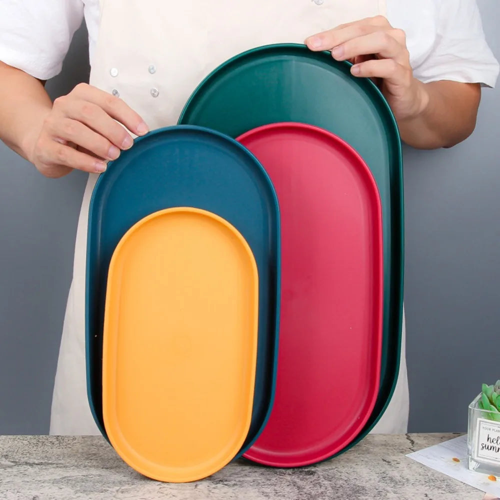 Plateau de Service Design — Organiseur Élégant Style Coréen pour Cuisine, Cosmétiques & Apéro